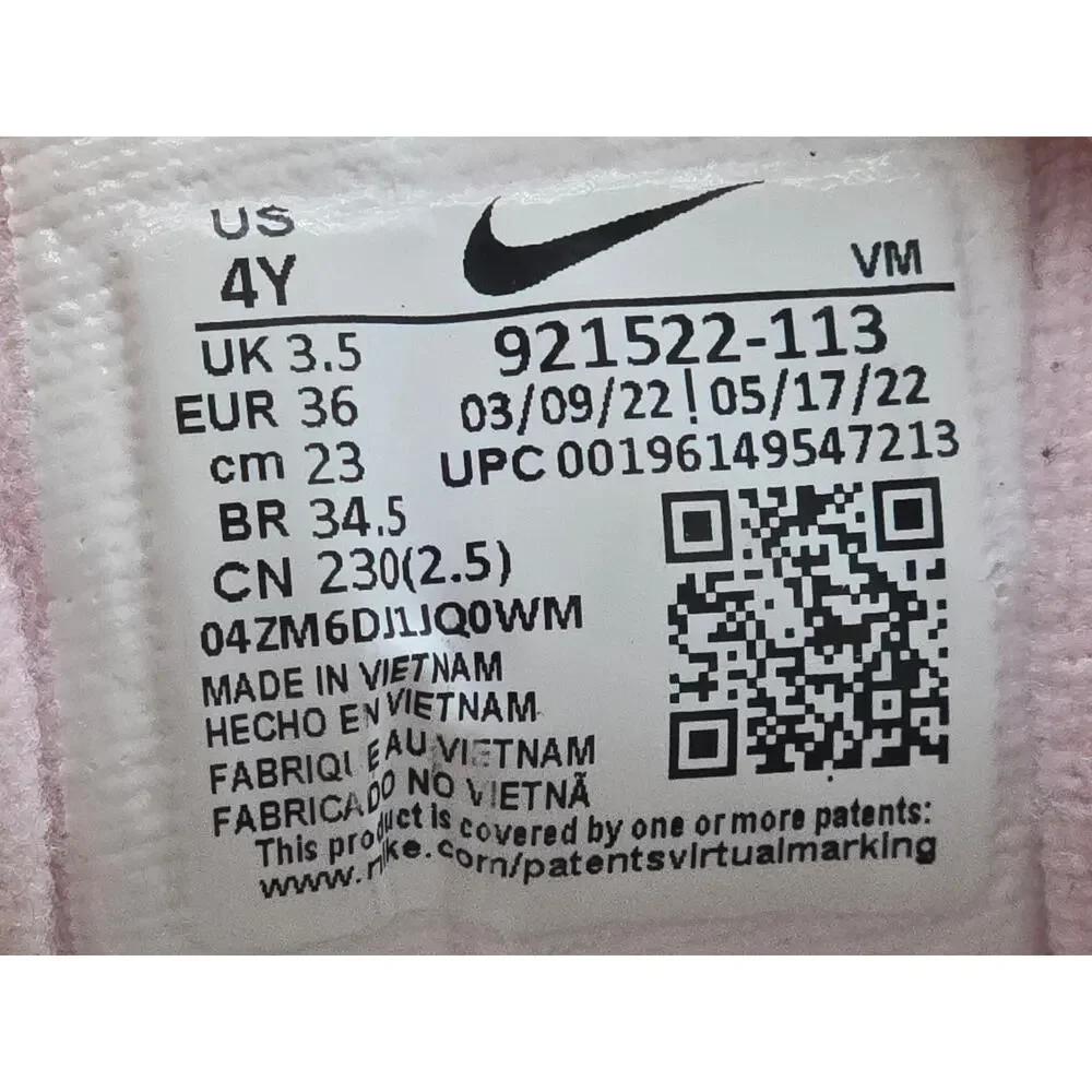 Nike Air Max 97 Sesame Pink Foam GS Size 4Y 921522-113